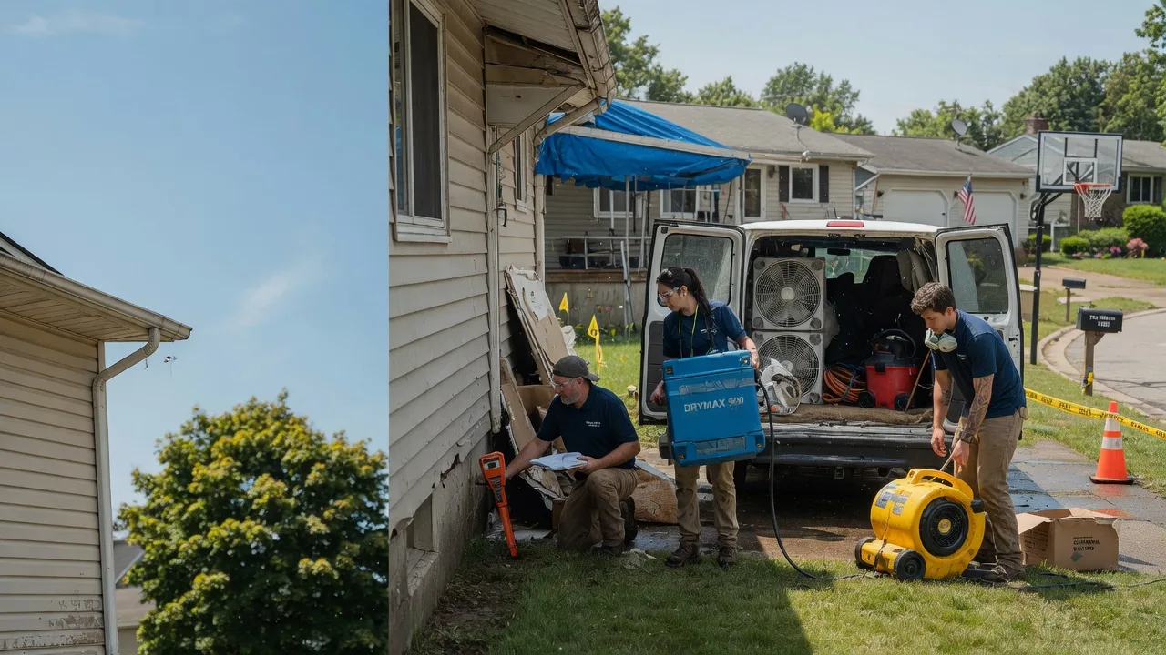 Ceiling Leak Cleanup in Black Creek, WI near me