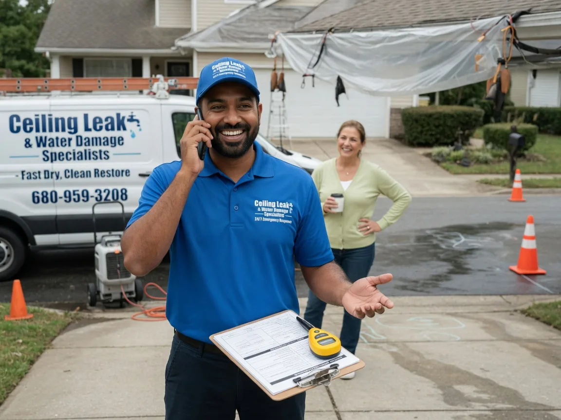 Ceiling Leak Cleanup Black Creek, WI FAQs